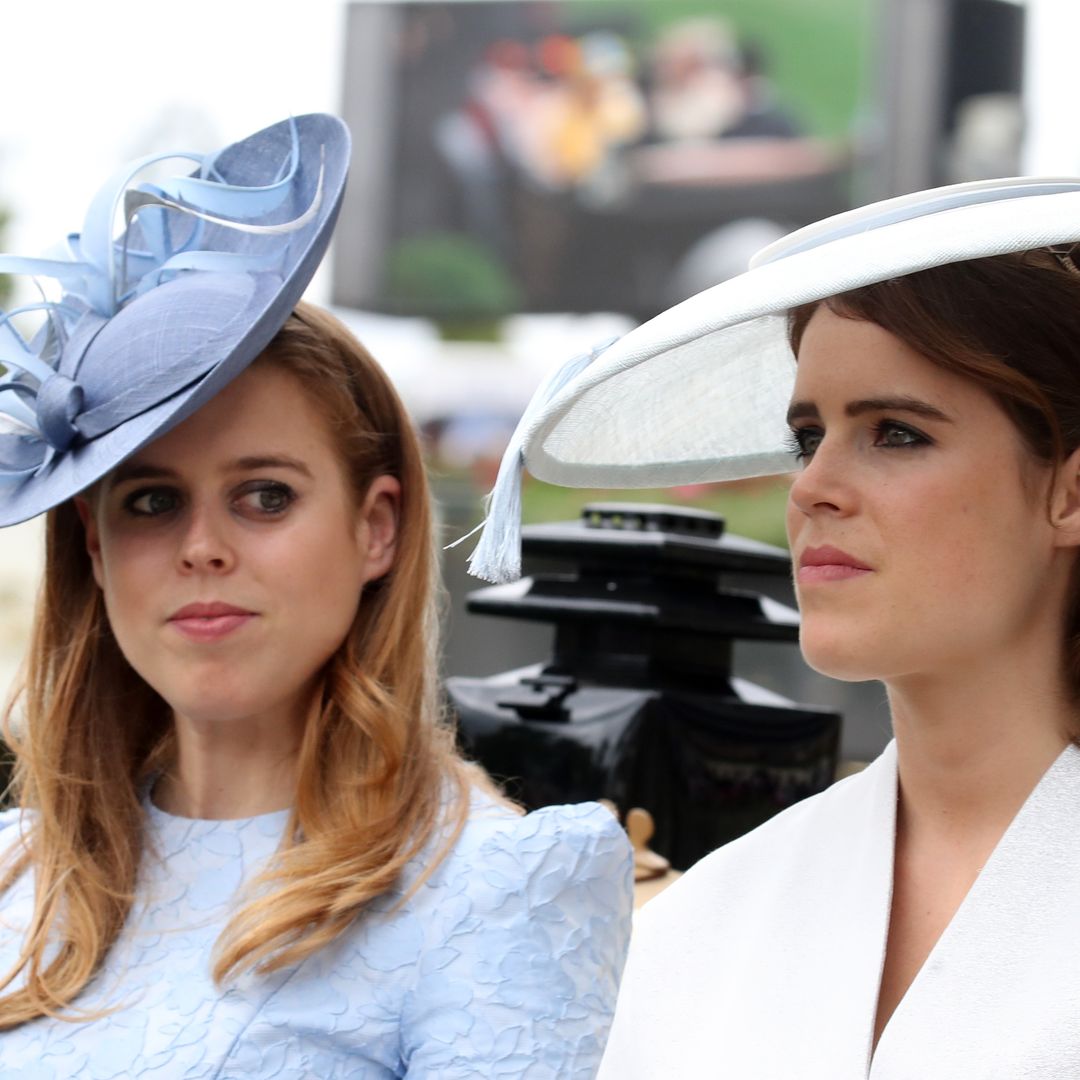 Princesses Beatrice and Eugenie quietly jet out of the country