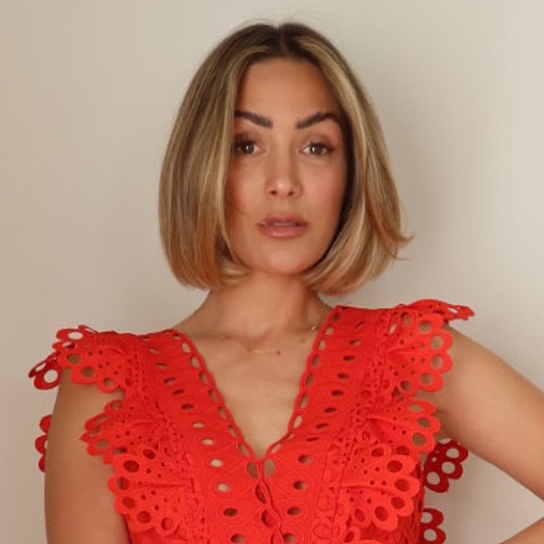 Frankie Bridge's beautiful red dress could be designer - but it's just £89