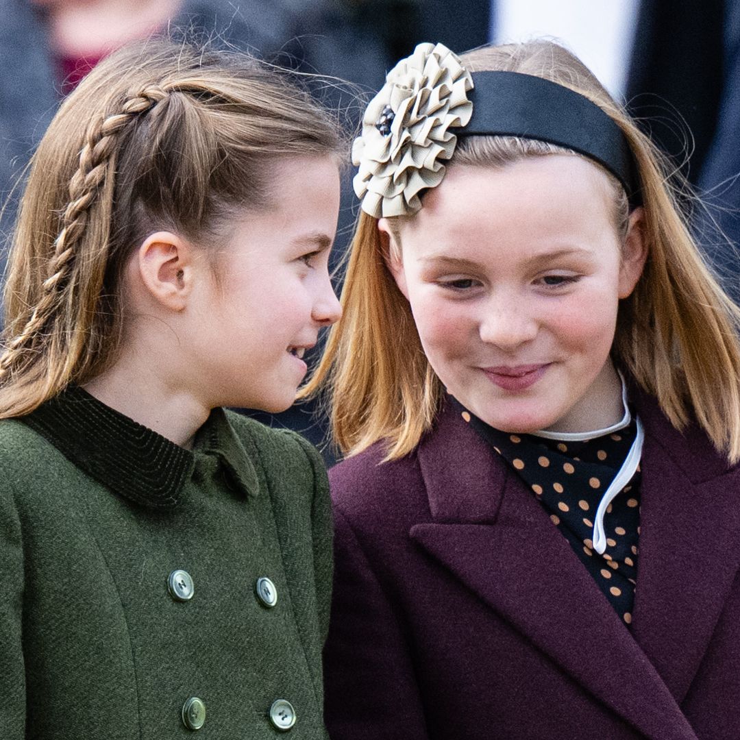Mia Tindall and Princess Charlotte's cute  BFF moment caught on camera