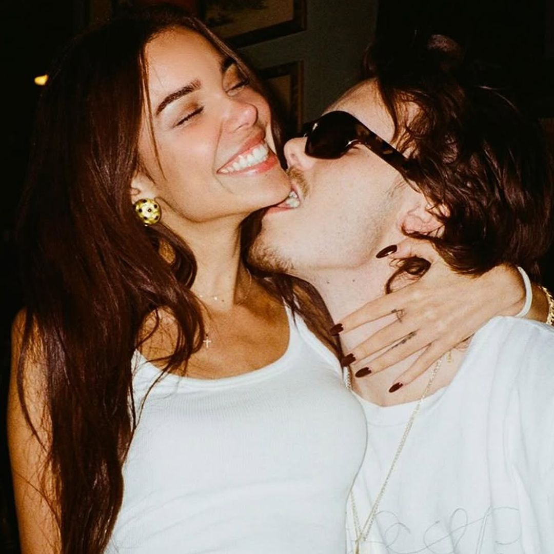 Cruz Beckham rocks out in rave shades alongside girlfriend Jackie Apostel