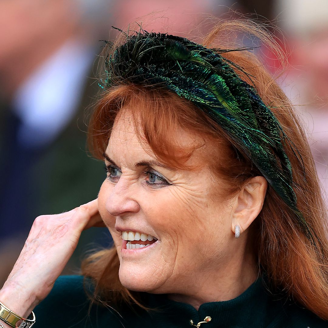 Sarah Ferguson wows in military chic as she parties with Tom Parker Bowles