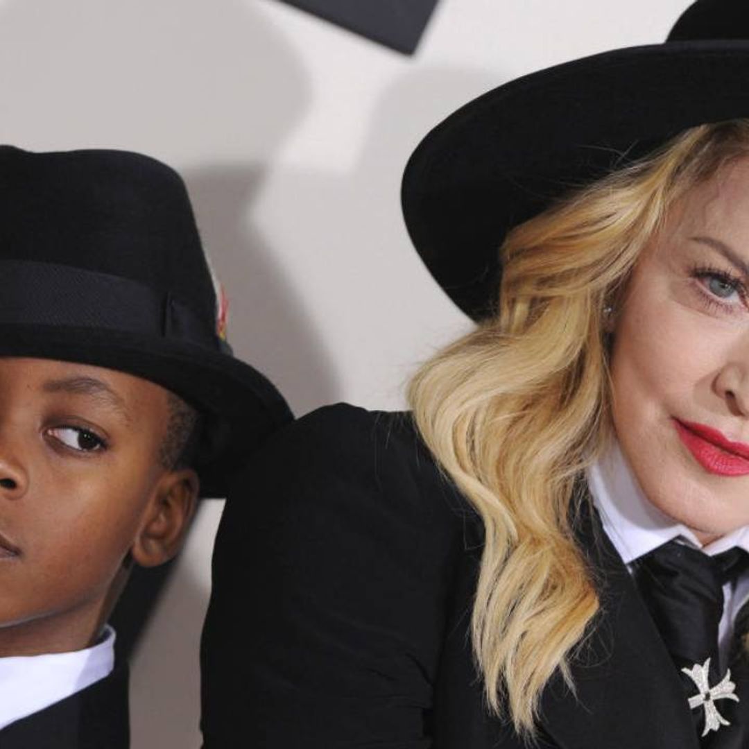 Madonna's son shows off impressive dance moves wearing a dress inside family home