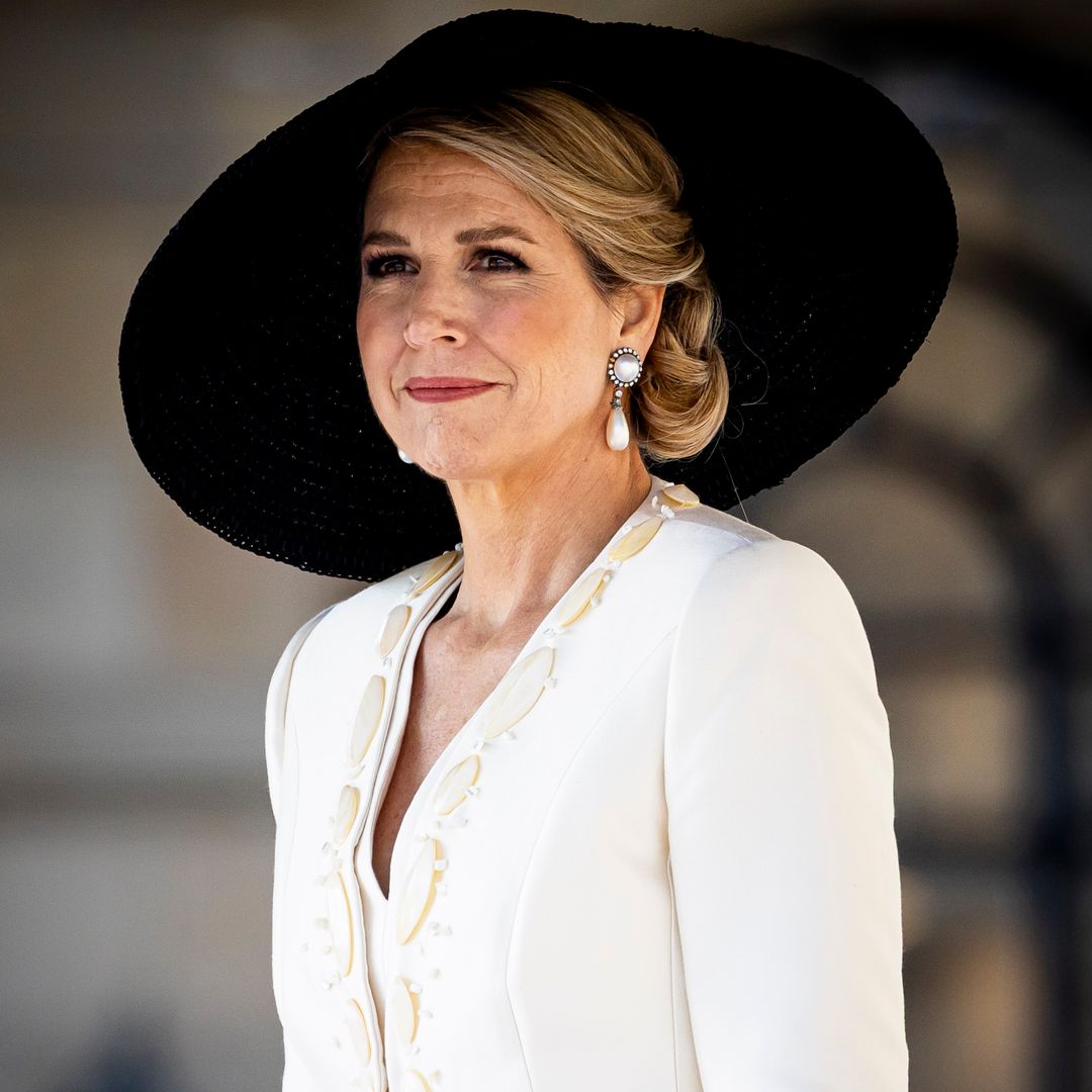Queen Maxima just revamped her wedding outfit – with leather