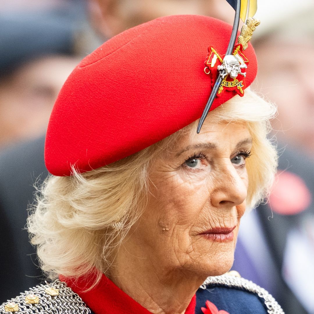 Queen Camilla makes £10k skull addition to outfit - borrowed from late Queen