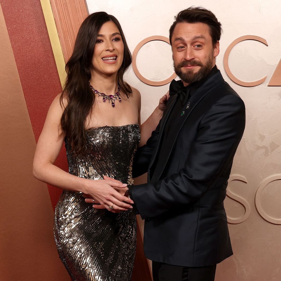 Kieran Culkin makes baby number 4 reveal during Oscar-winning speech – watch
