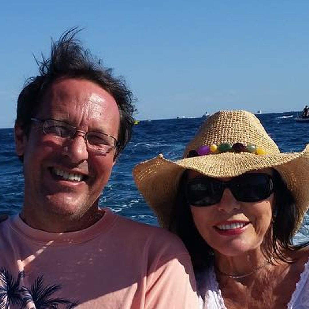 Joan Collins, 91, glows in stunning beach photos with husband Percy