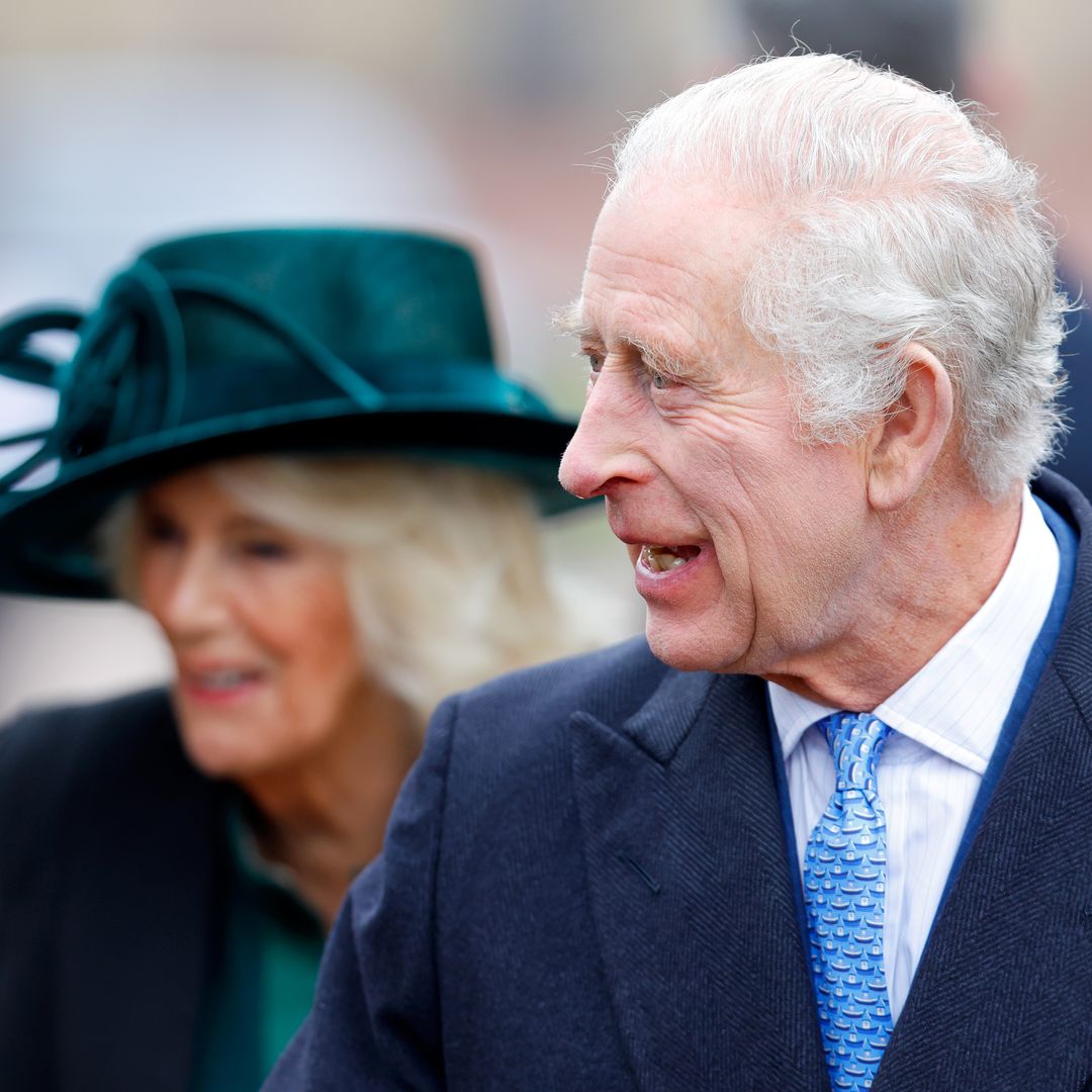 King Charles and Queen Camilla all smiles as they attend church together