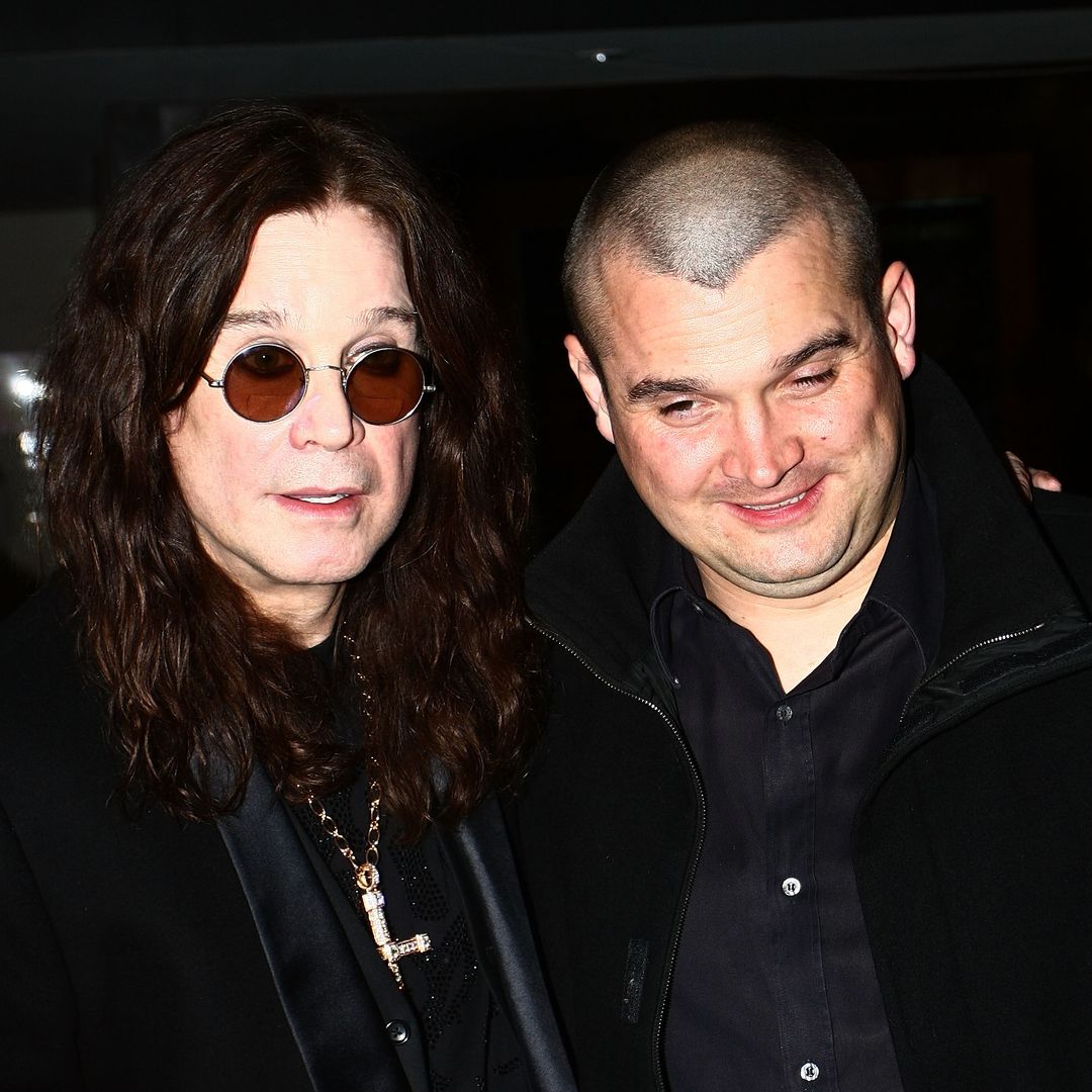 Ozzy Osbourne's rarely seen son appears at funeral procession