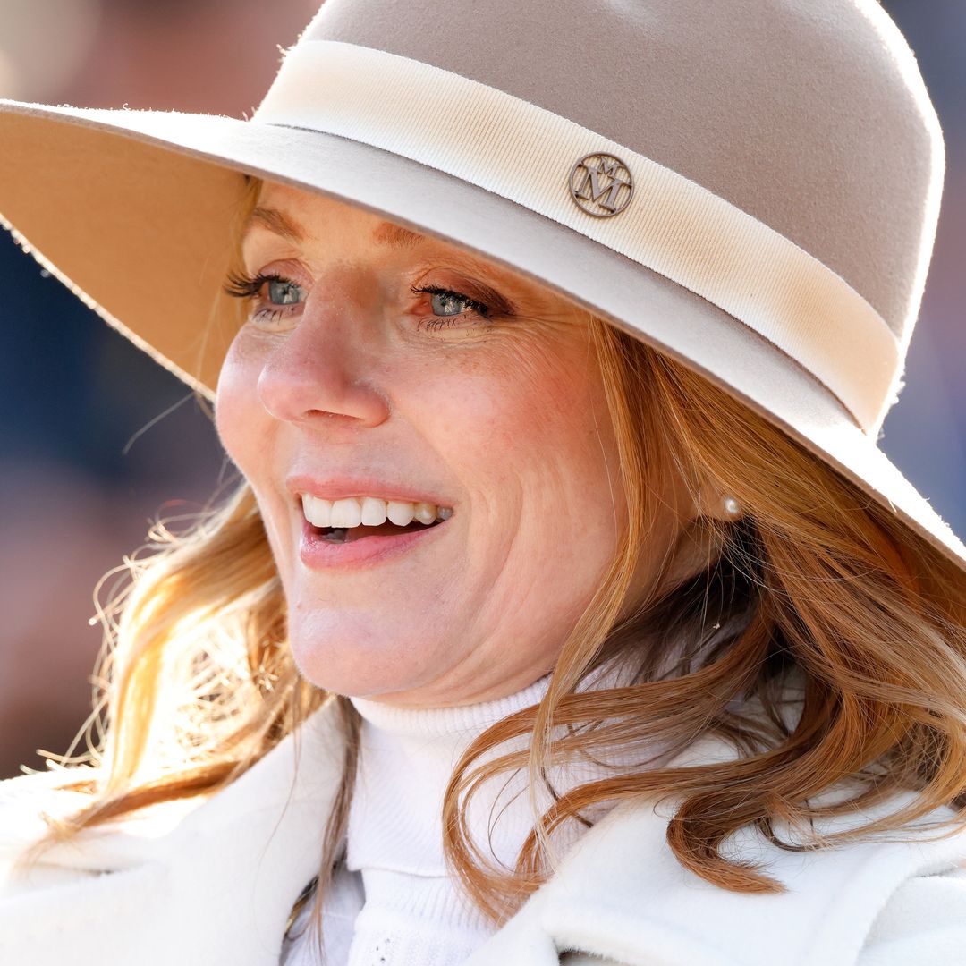 Geri Halliwell brushes off Christian Horner controversy at family garden party - in Ginger Spice mini shorts