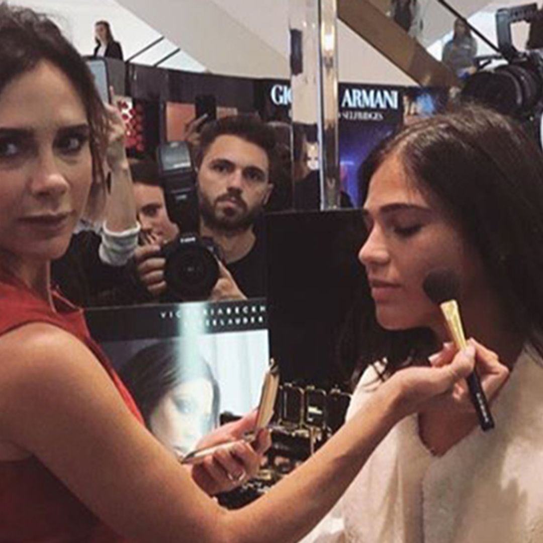 Hands-on Victoria Beckham surprises fans with a makeover at Selfridges