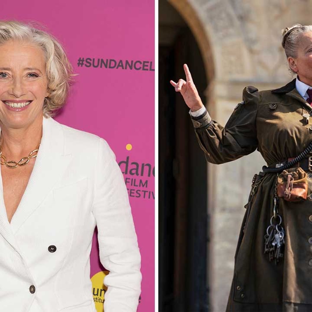 Emma Thompson transforms into Miss Trunchbull for Matilda the Musical - and you will not recognise her!