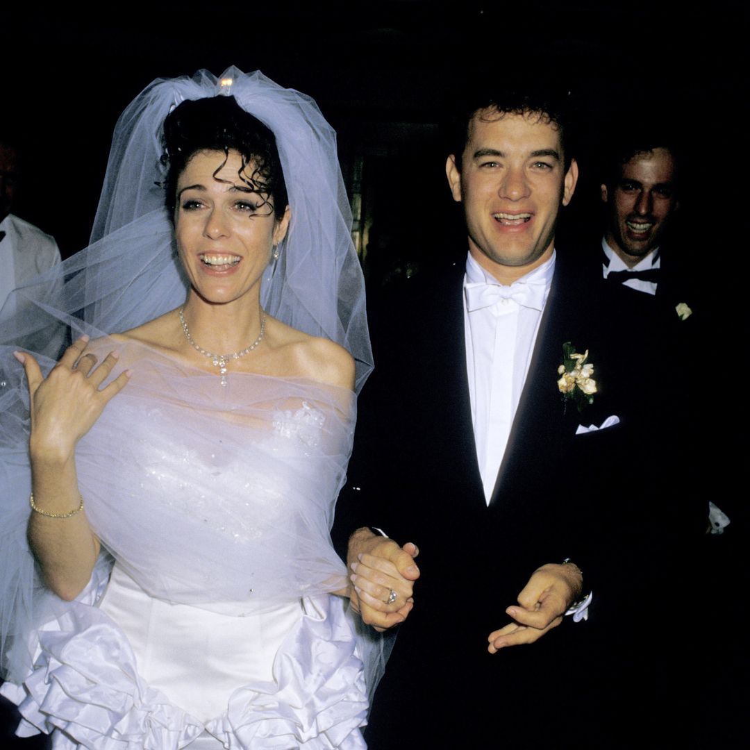 Rita Wilson and Tom Hanks at the Rex's in California, their wedding reception