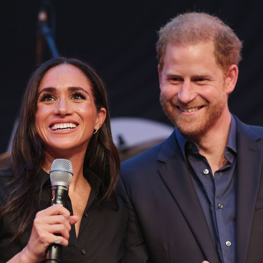 Prince Harry reunites with Meghan Markle, Archie and Lili in California – and brings special gift