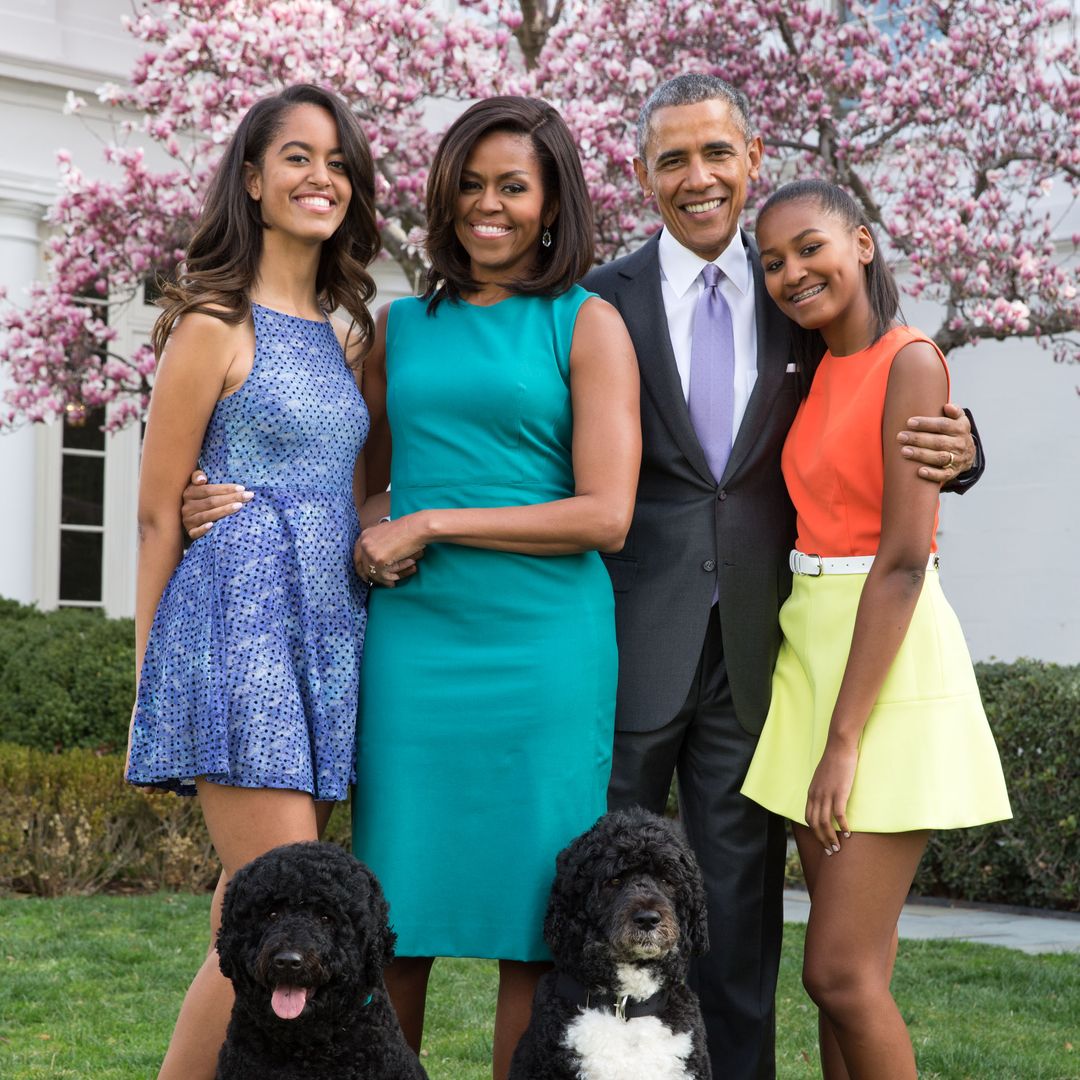 Michelle Obama appears in photo with daughters on bittersweet Mother's Day