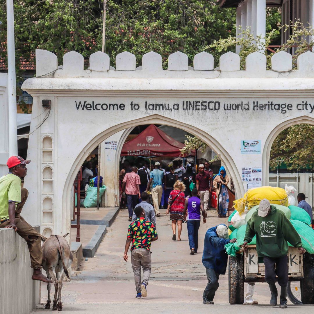 Entrance to Lamu, UNESCO World heritage city