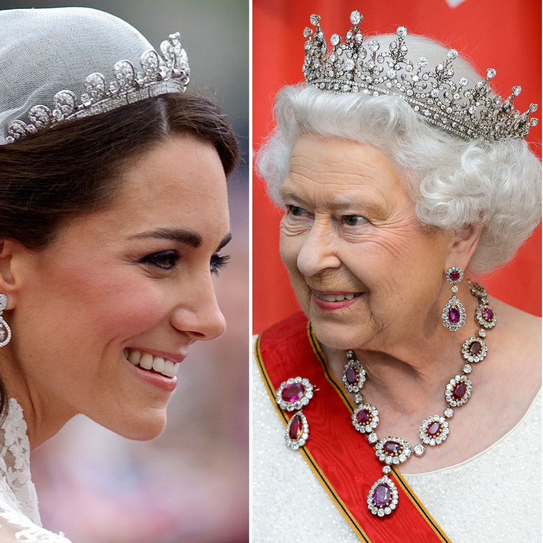Royal family tiaras: best photos of jewels worn by Kate Middleton, Queen  Camilla and Duchess Sophie | HELLO!