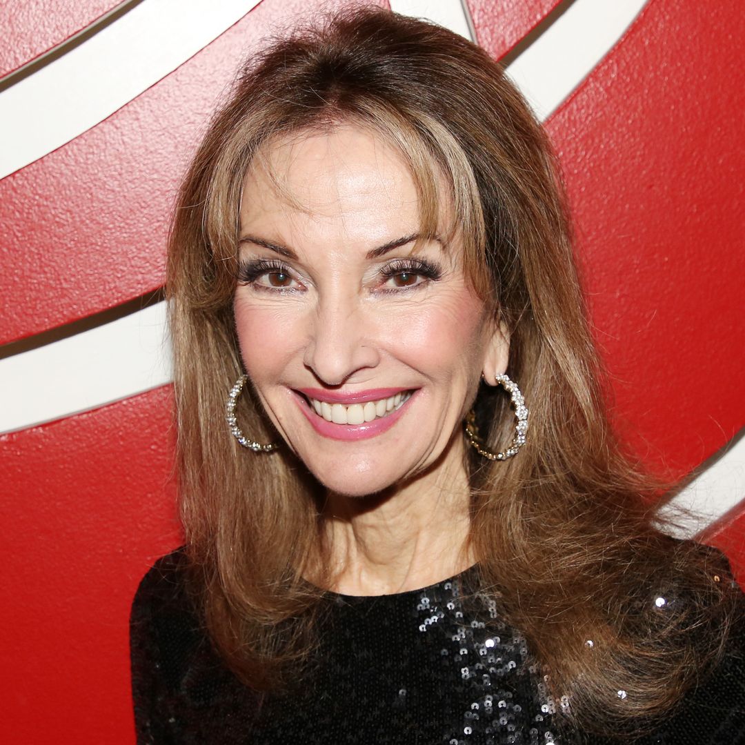 Susan Lucci stuns in tiny red lace dress as she pays tribute to 'the man who saved my life'