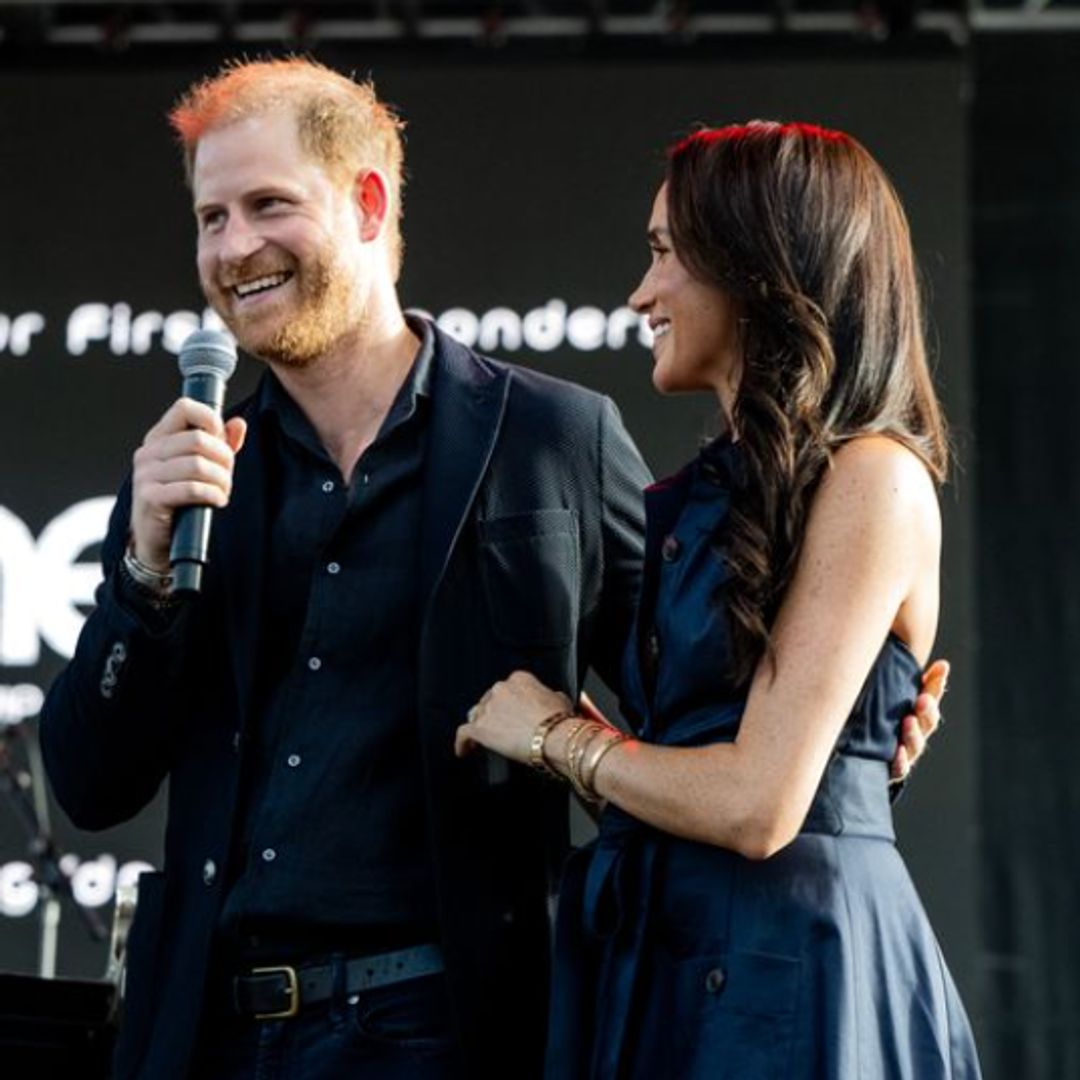 Meghan Markle joins Prince Harry in first outing since UK visit
