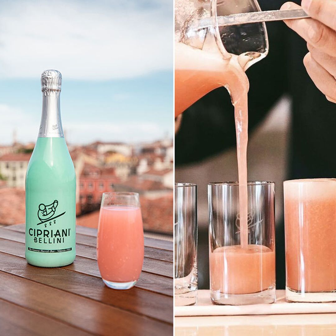 This delicious ready-mixed bellini is perfect for summer parties