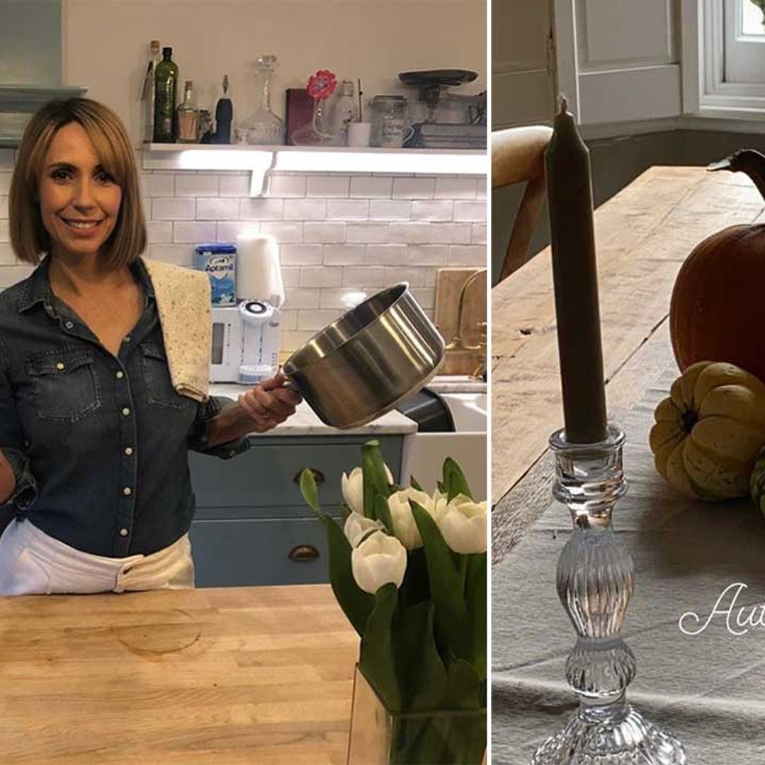 Alex Jones debuts beautiful new dining room setup