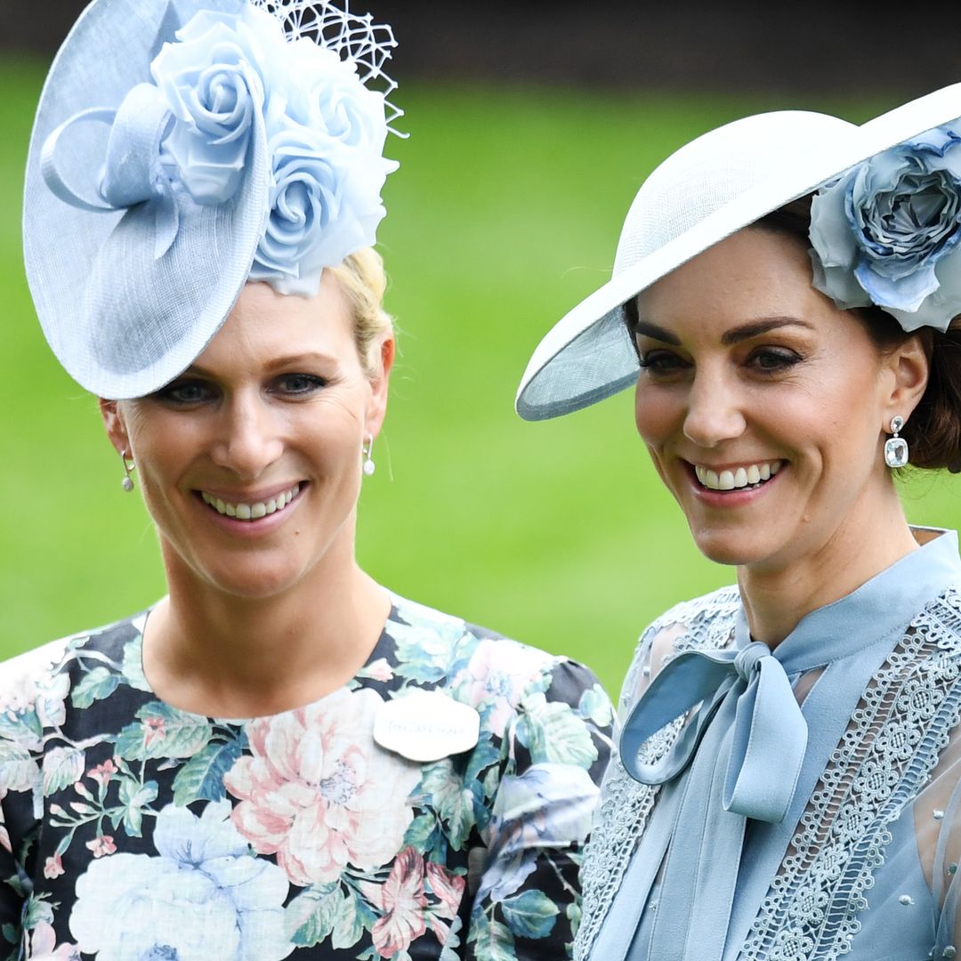 Princess Kate and Zara Tindall the ultimate style twins in glam unearthed photo