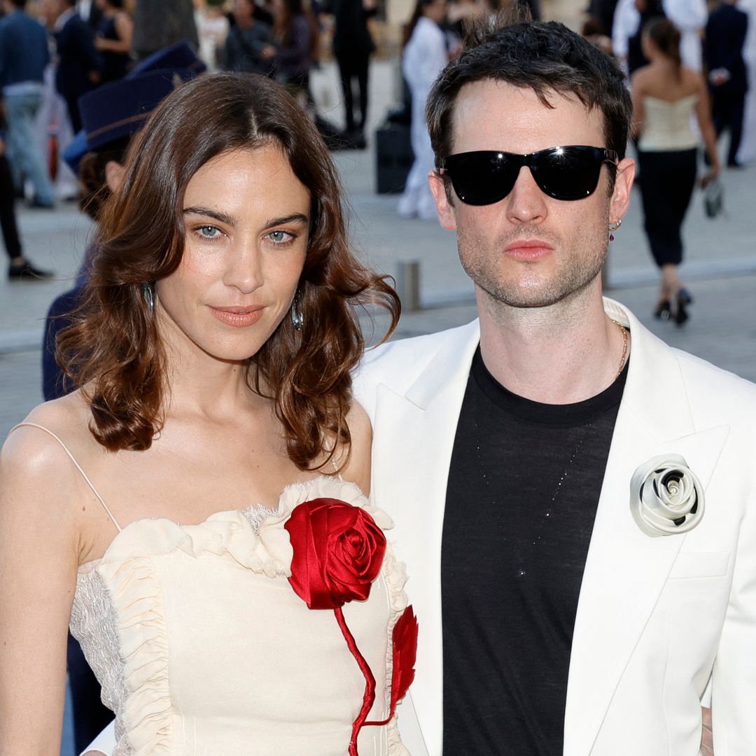 Alexa Chung stuns as an English rose in vintage at Vogue World Paris