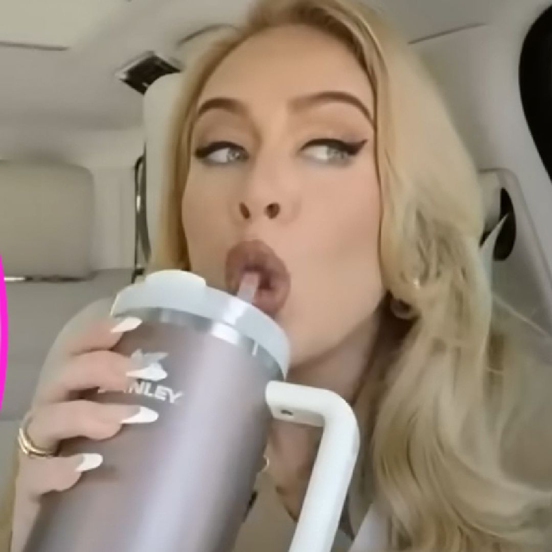 Adele has the TikTok viral cup that everyone's talking about - and you can shop it on Amazon