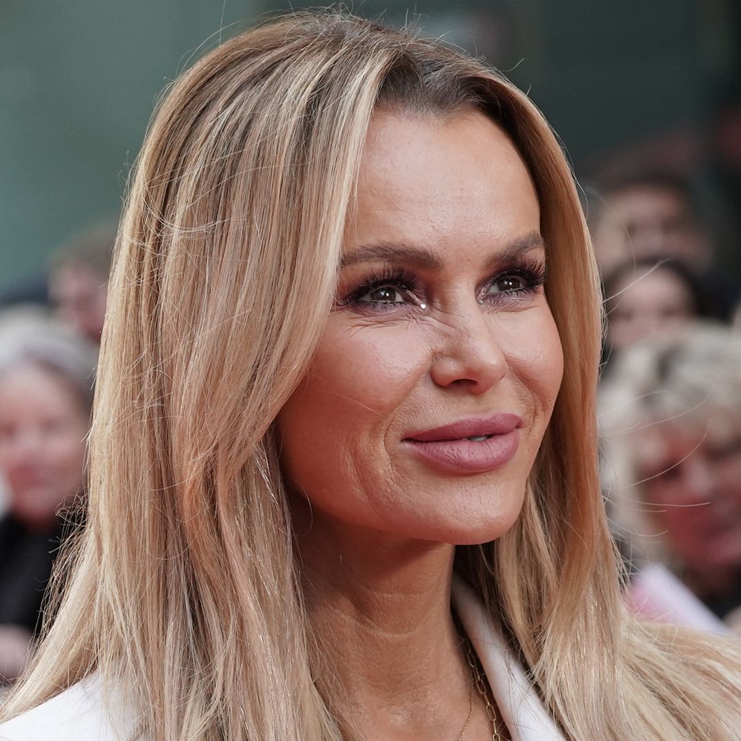 Amanda Holden just wore a Skims dress to her birthday party - and it has the sassiest split