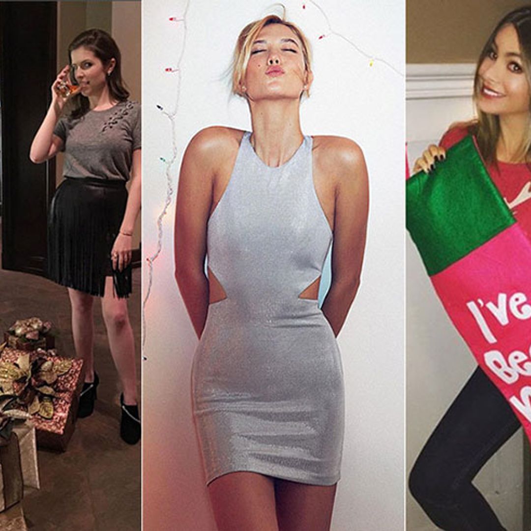 Baking, gift giving, tree trimming and more: Celebrities get into the holiday spirit