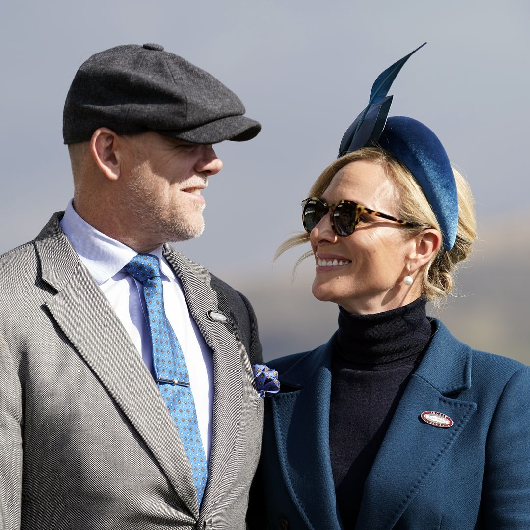 Mike and Zara Tindall rub shoulders with A-list guest on final day of Cheltenham Festival