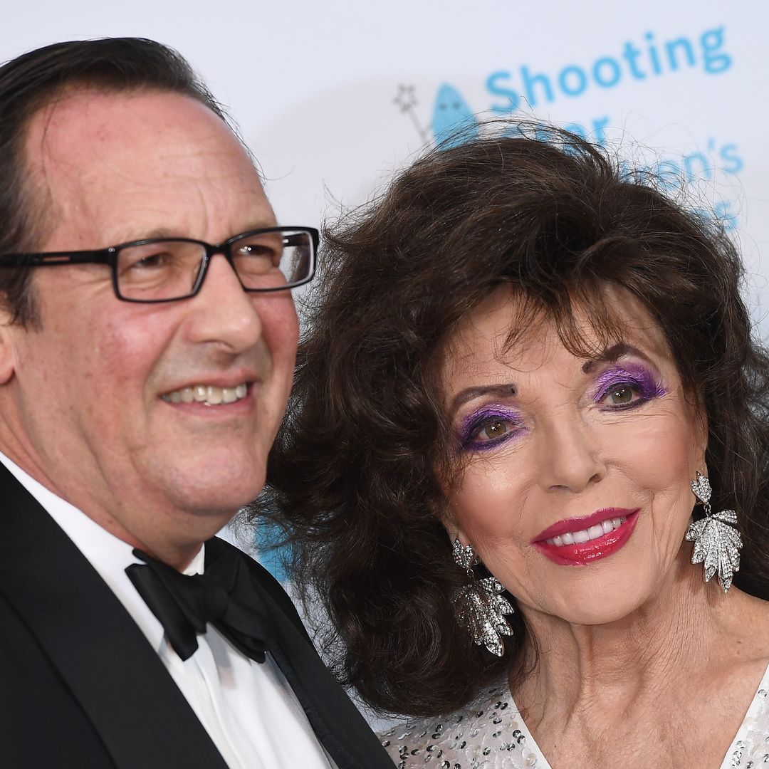 Joan Collins and husband Percy enjoy dinner date with famous friends and family