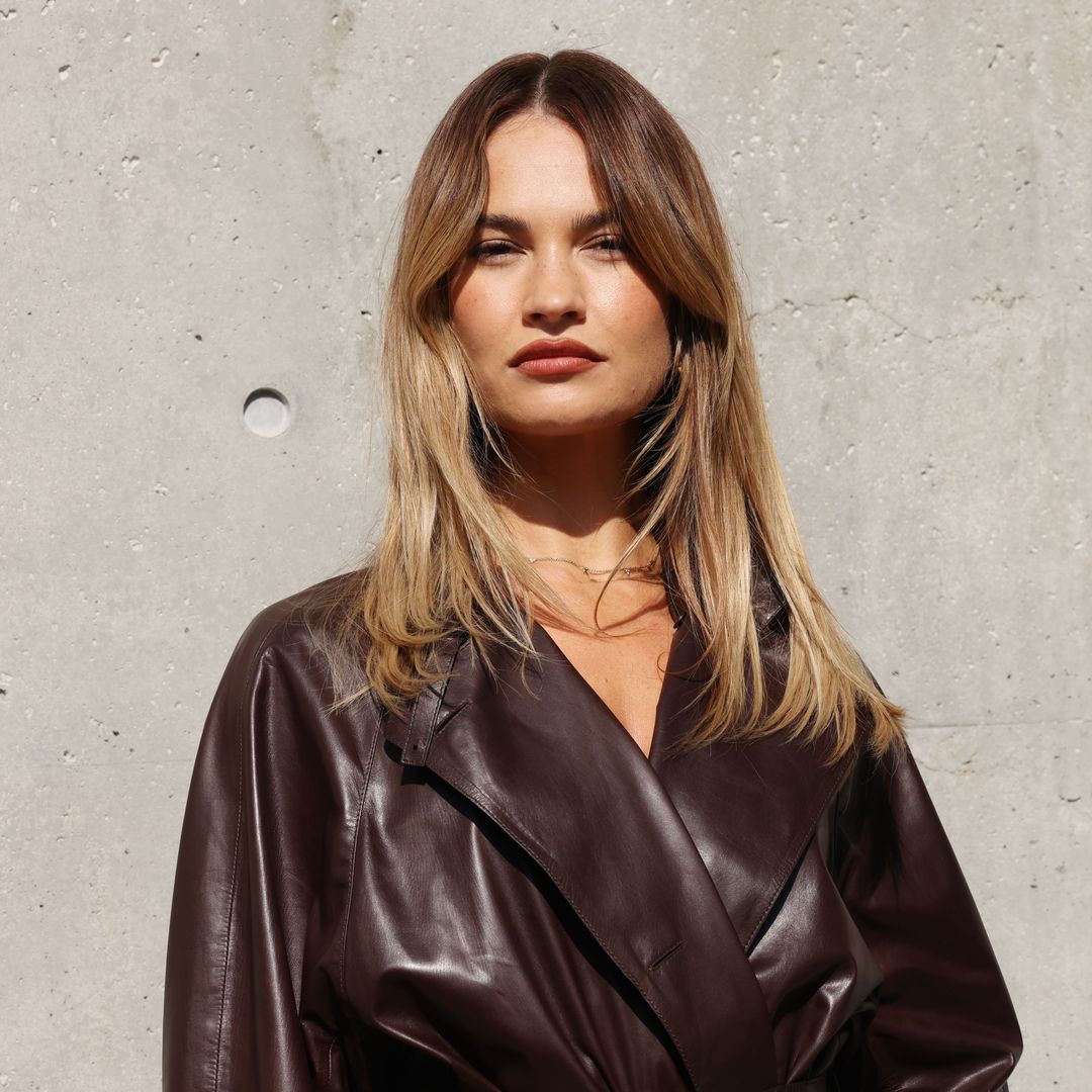 Lily James dazzles in Dior and diamonds for exclusive London outing