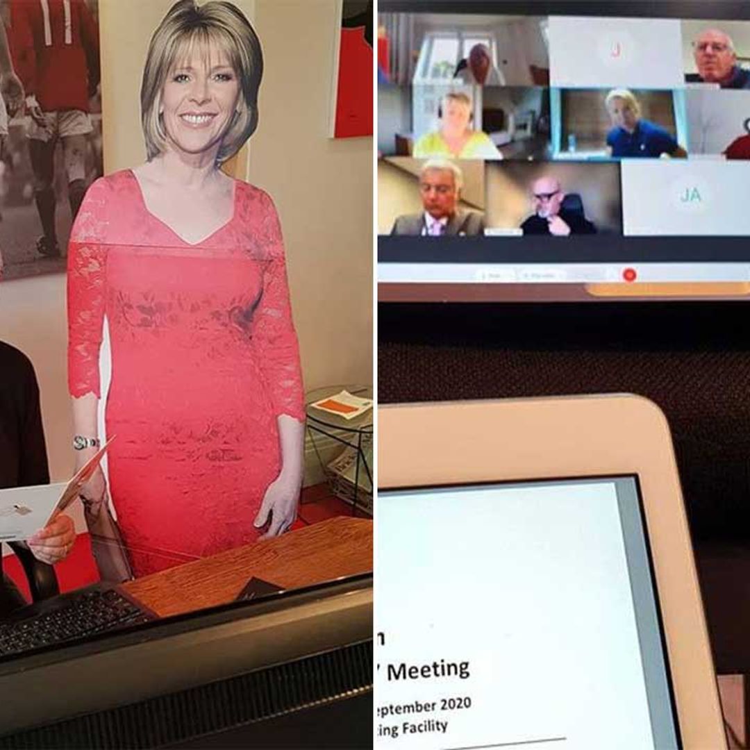 Eamonn Holmes reveals unseen look inside home office with Ruth Langsford
