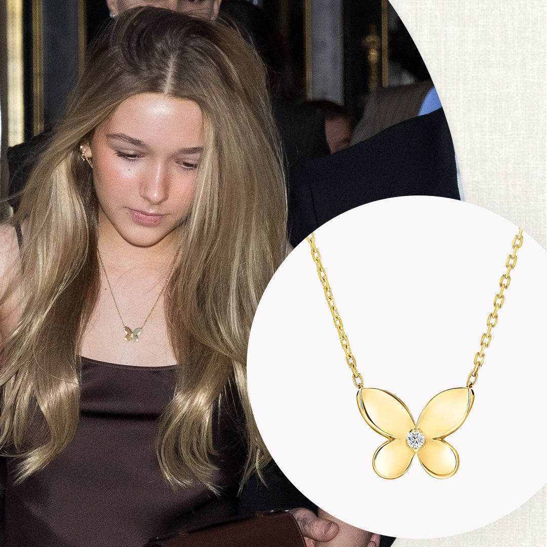 Harper Beckham's 'enchanting' £3k necklace at Paris Fashion Week