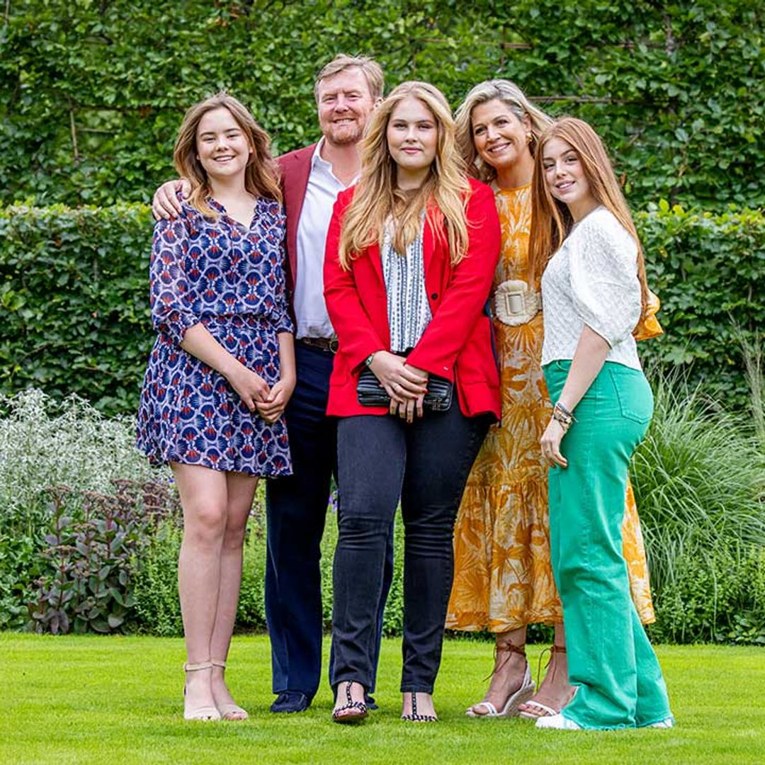 Queen Maxima shares touching photo of family reunion as Princess Alexia returns from college