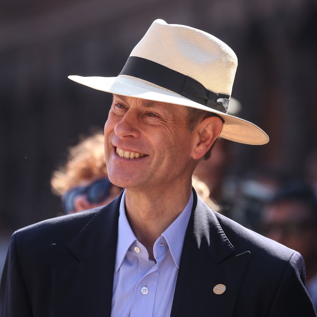 Prince Edward shows rare sense of humour during latest outing