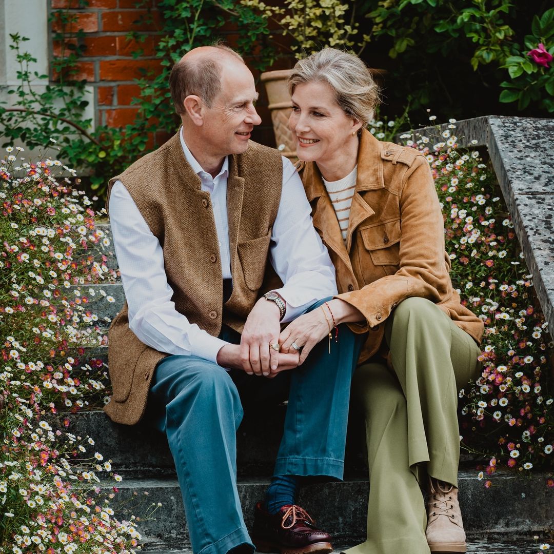 Duchess Sophie drips in diamonds as she recycles her engagement earrings