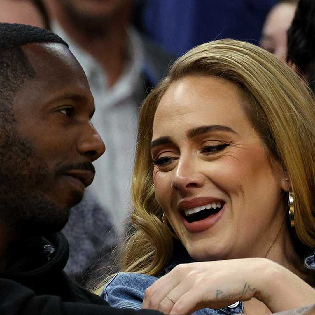 Adele looks so stylish in double denim for fun date night with boyfriend Rich Paul