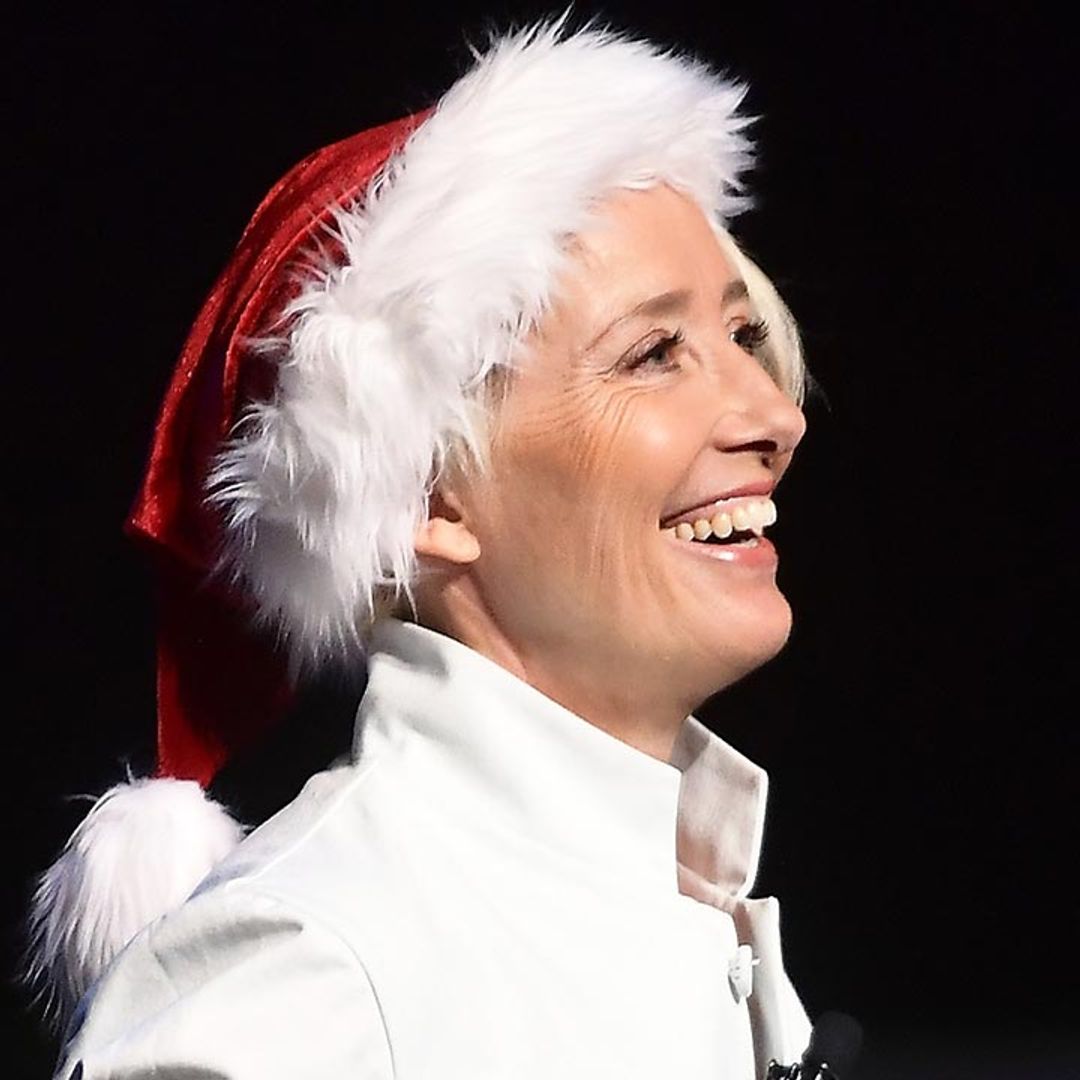 Emma Thompson starts yet another festive hair trend with a shocking new hair transformation