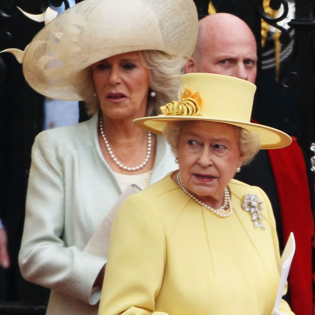 Queen Elizabeth II's awkward off-camera moment at Prince William's wedding revealed