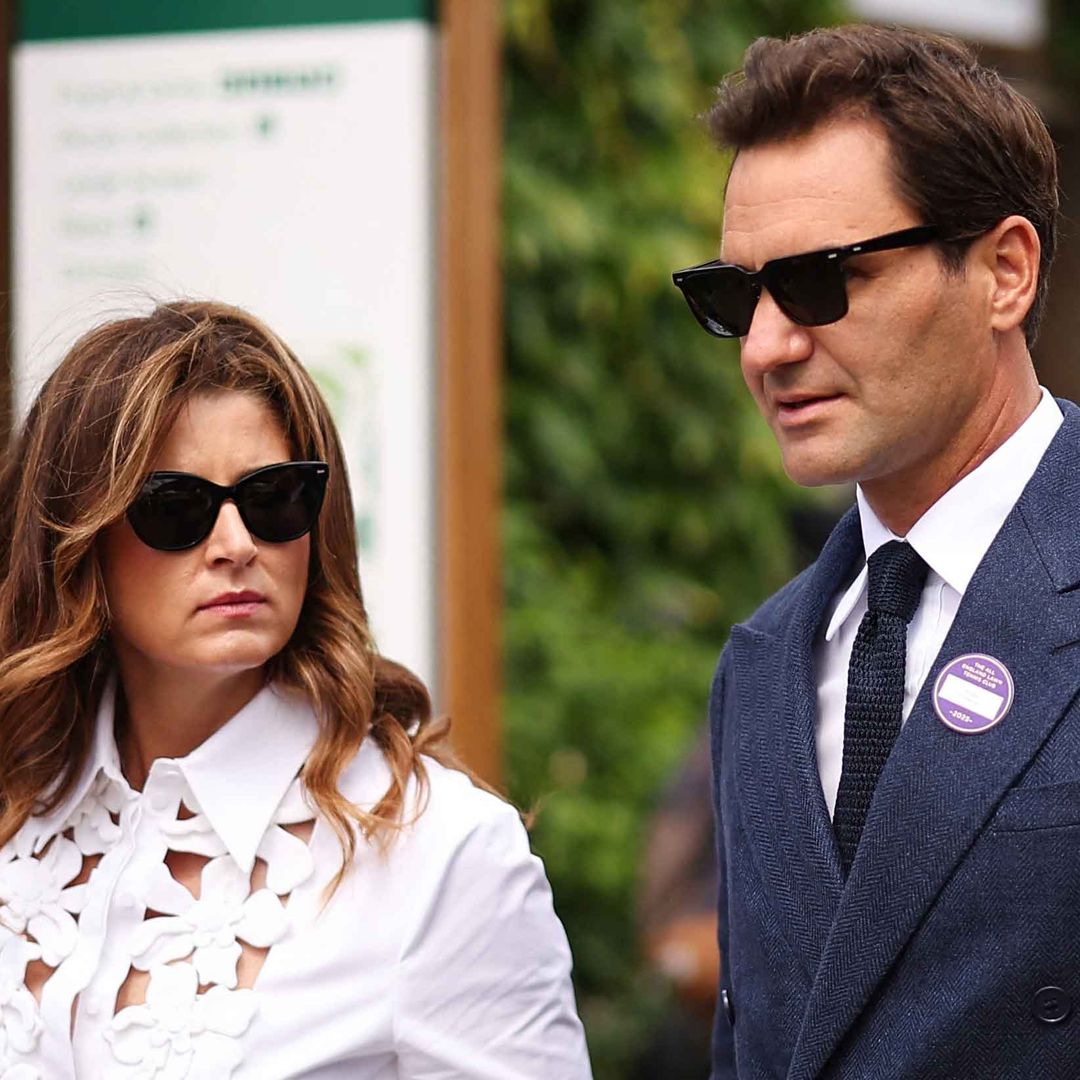 I can't stop thinking about Mirka Federer's white lace dress