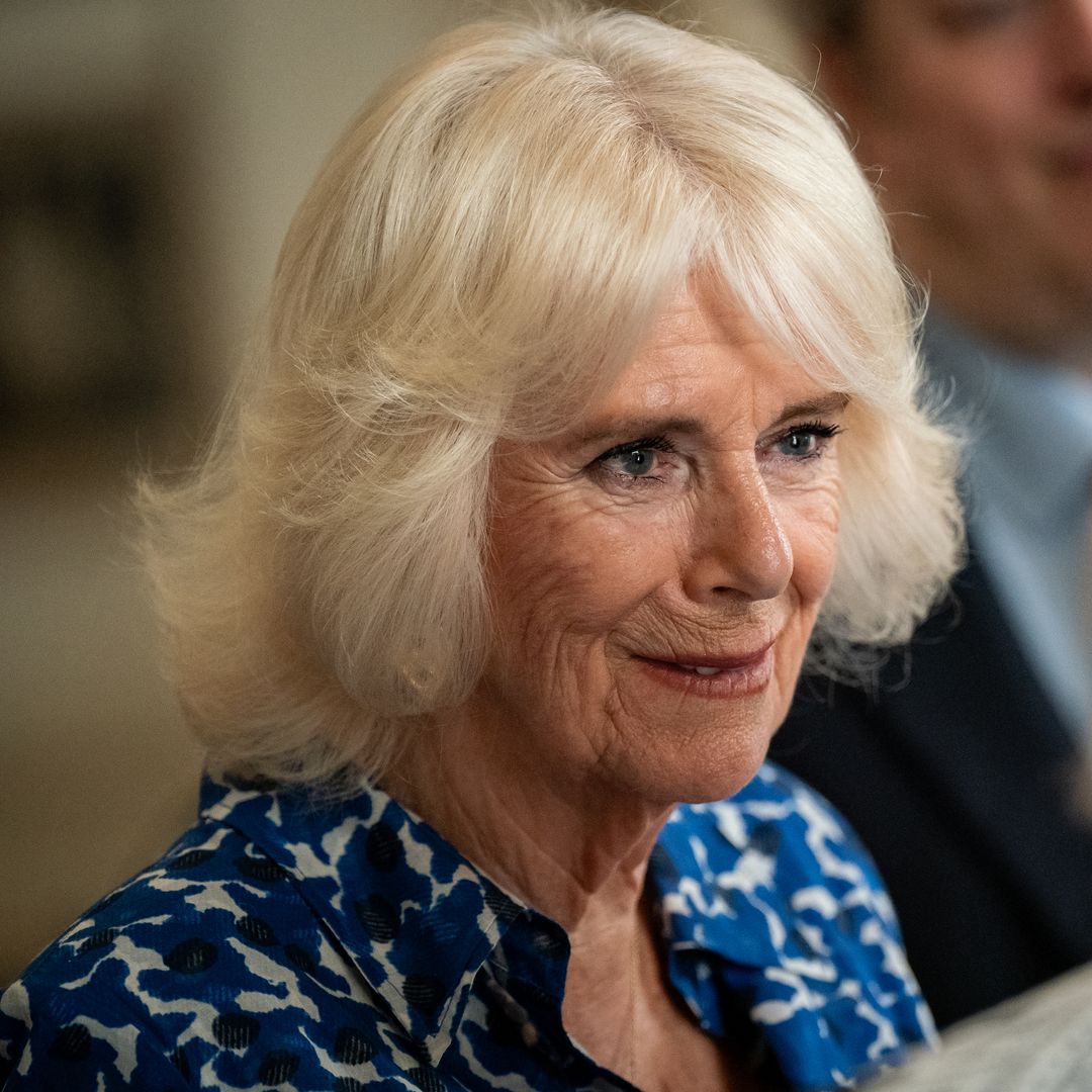 Queen Camilla enjoys rare lunch date with son Tom Parker Bowles - see photos