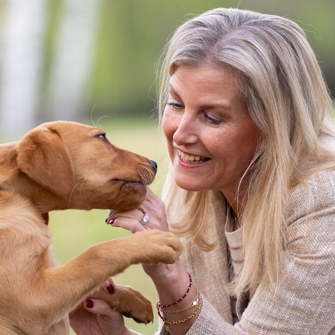 The Duchess of Edinburgh 'very taken' by furry friend in new photos 