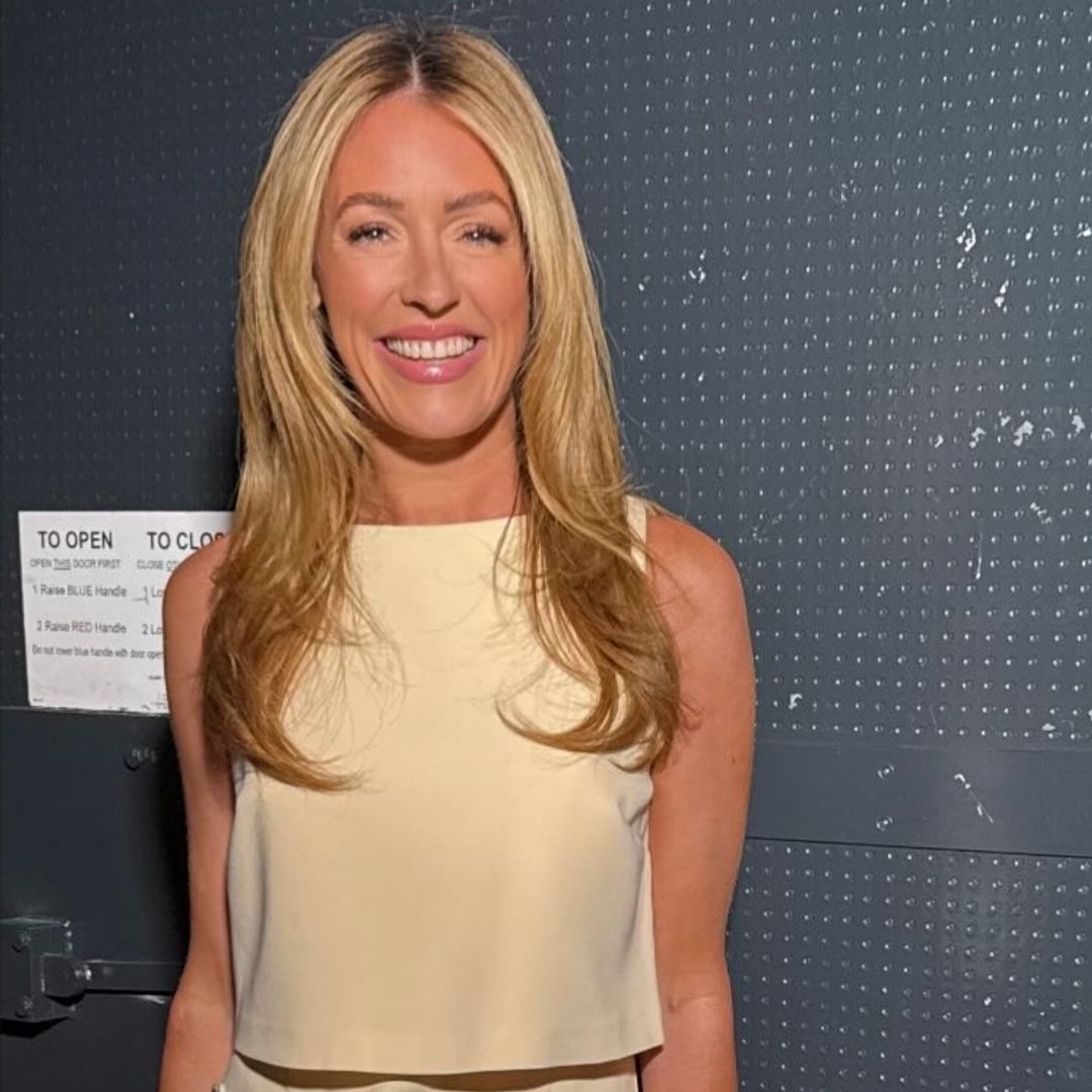 Cat Deeley’s butter yellow mini dress looks straight off the runway - shop the look