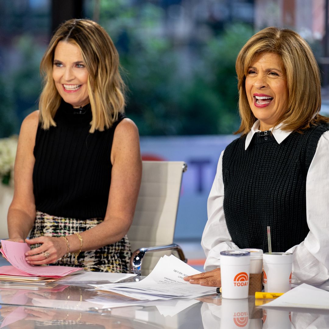 Savannah Guthrie can't contain her excitement over Hoda Kotb's triumphant Today return