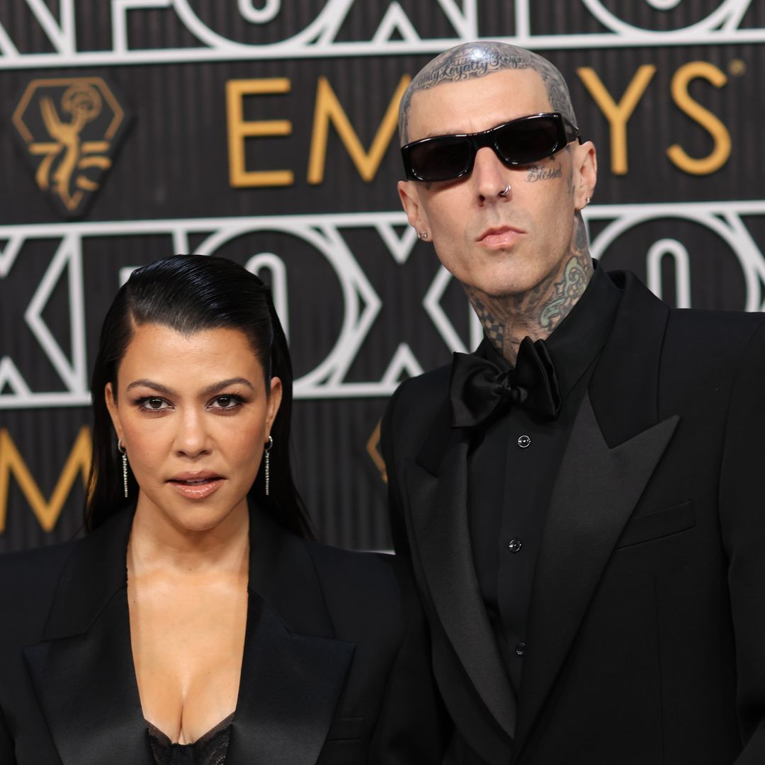 Kourtney Kardashian's baby son looks so grown up in new photo from outing with famous parents