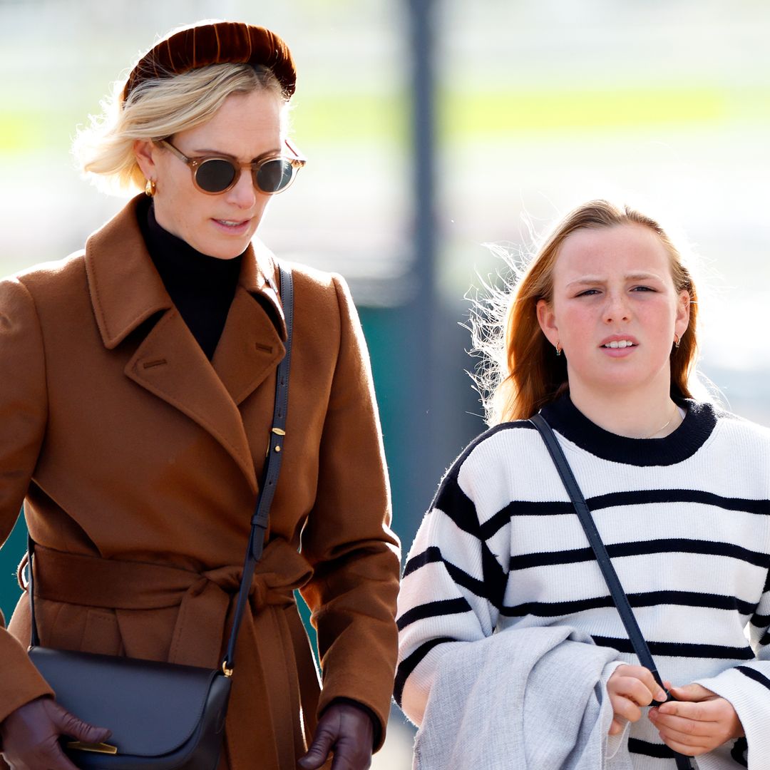 Zara Tindall's daughter Mia, 11, looks so tall in rare joint public outing
