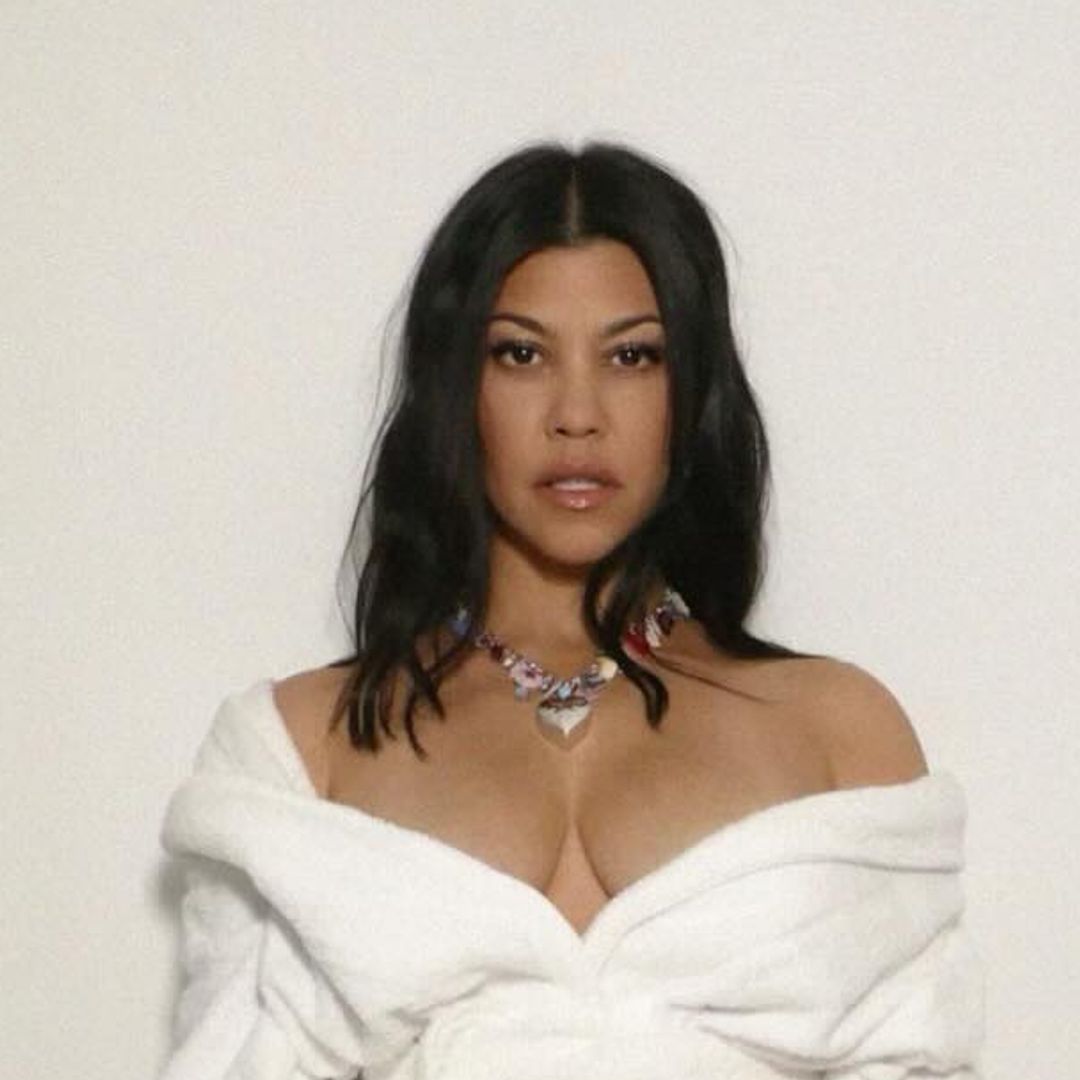 Kourtney Kardashian is a blushing bride in unseen courthouse wedding photos