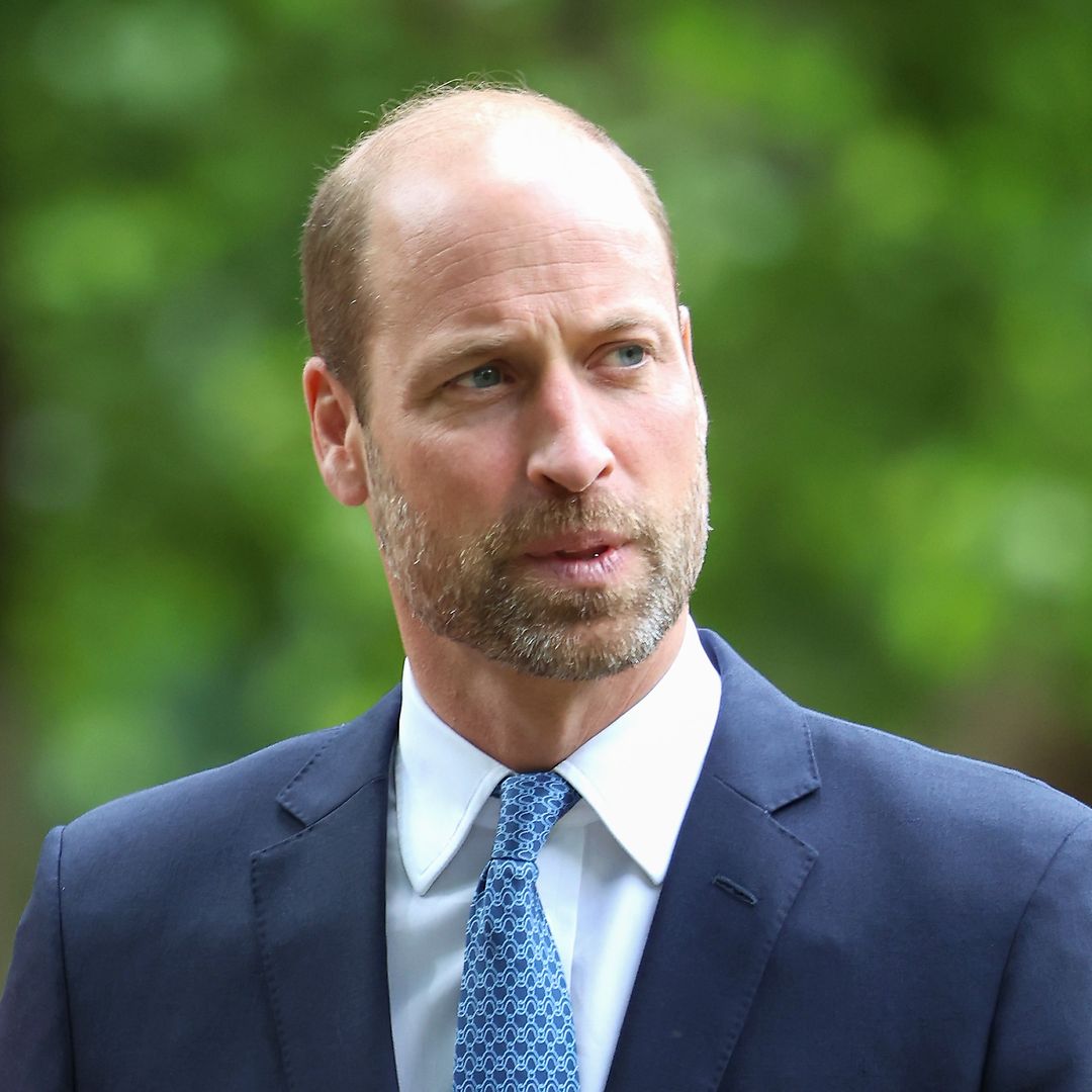 Sombre Prince William holds back tears at service in London