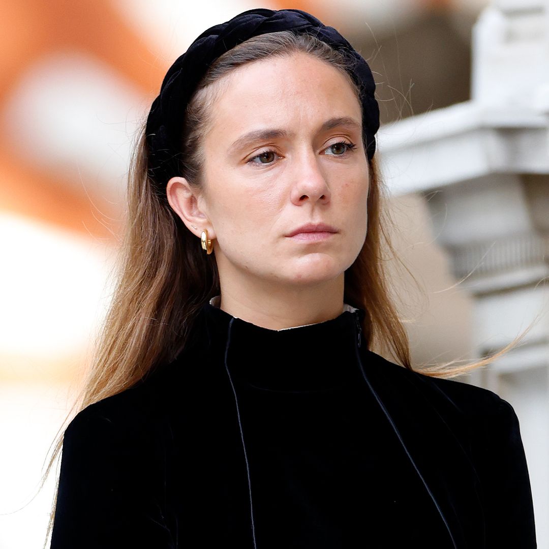 Lady Marina Windsor makes solo appearance at grandmother's funeral without fiancé